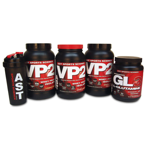 Bundle: 3x VP2 and GL3 L-Glutamine 1200grams + free shaker